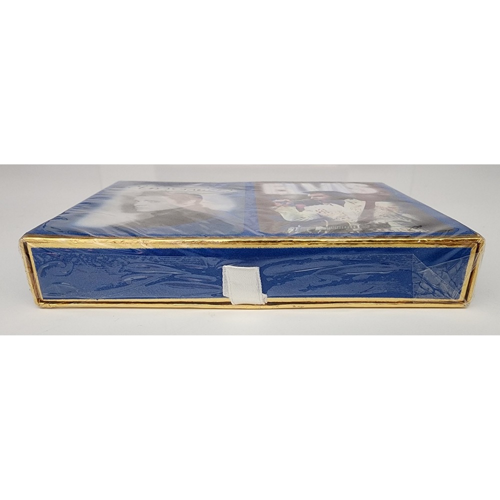 Elvis Presley Playing Cards NEW 2 Deck Velour Box Set 2000 EPE SEALED Velour - Picture 3 of 4